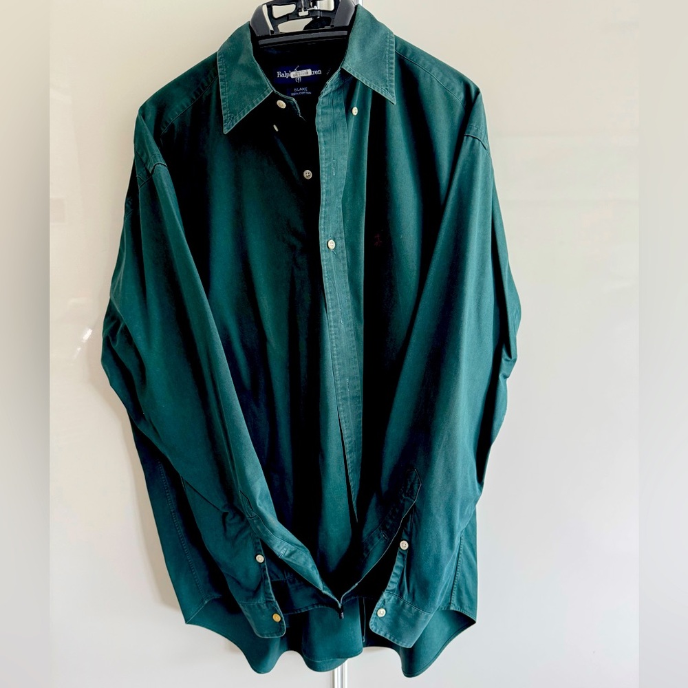 Ralph Lauren Forest Green button-down shirt